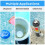 Pool Crab Chlorine Tablets 1kg Multifunctional 4-in1 Dispenser for 6