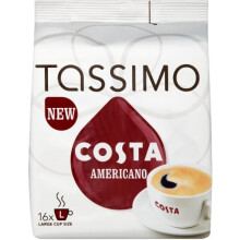 Tassimo Costa Americano Pack of 6 6x16 Tdiscs