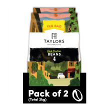 Taylors of Harrogate Rich Italian Coffee Beans 1kg Pack 2 - Total 2kg
