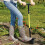 Jardineer 2PCS Bulb Planter Tools Set Long Handle Garden Transplanter 5