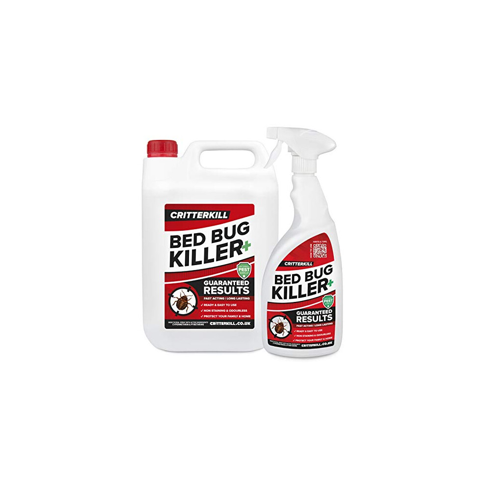 Critterkill Professional Bed Bug Killer Spray Guaranteed Results Used