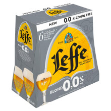 Leffe Blonde 0 Alcohol Free Beer 24 X 250ml Bottles Ale