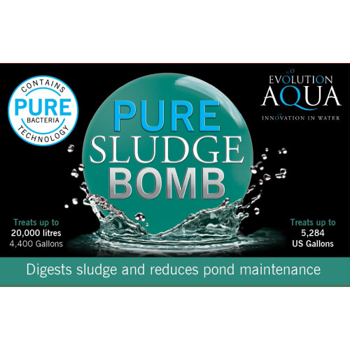 Evolution Aqua Evolution Aqua Pure Sludge Bomb Pond Remover Natural Buster for Clear 2