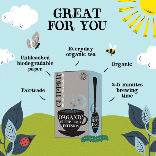 Clipper Organic Sleep Easy Infusion Teabags 6 X 20 1