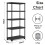 Vivo Technologies 2 X 5 Tier Heavy Duty Plastic Shelving Unit Storage 3