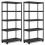 Vivo Technologies 2 X 5 Tier Heavy Duty Plastic Shelving Unit Storage 1