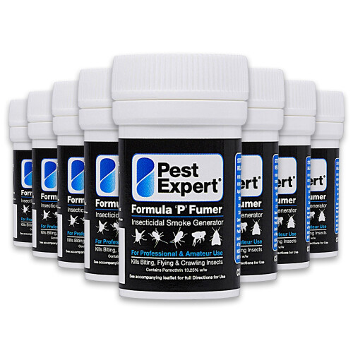 Pest Expert Clothes Moth Killer Smoke Bombs 8 X 3.5g - Formula P
