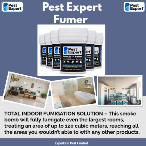 Pest Expert Clothes Moth Killer Smoke Bombs 8 X 3.5g - Formula P 1