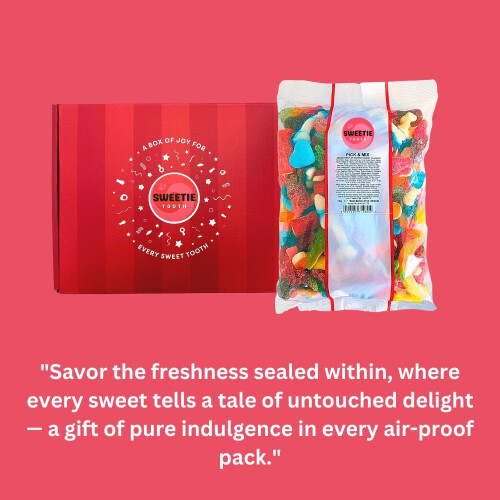 Sweetie Tooth Premium Random Pick Mix 1kg Hamper Box - Sweets for 2