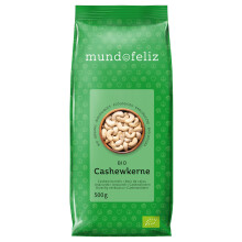 Mundo Feliz - Organic Whole Cashews 2 X 500g