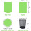 Biodegradable Bin Liners 80 Counts 50L 13Gallon Large Garbage Bags 4