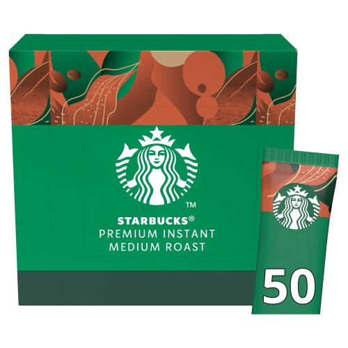 Starbucks Starbucks Medium Roast Instant Coffee Sachets - 50 X 2.3g