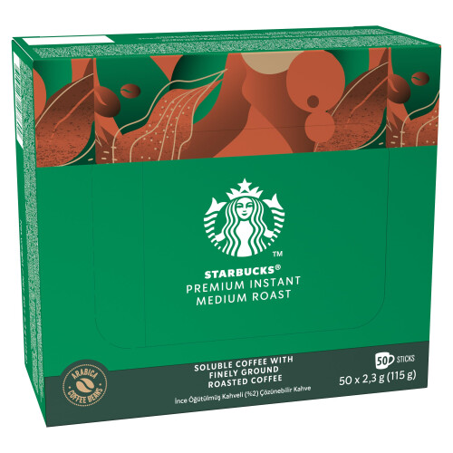 Starbucks Starbucks Medium Roast Instant Coffee Sachets - 50 X 2.3g 2