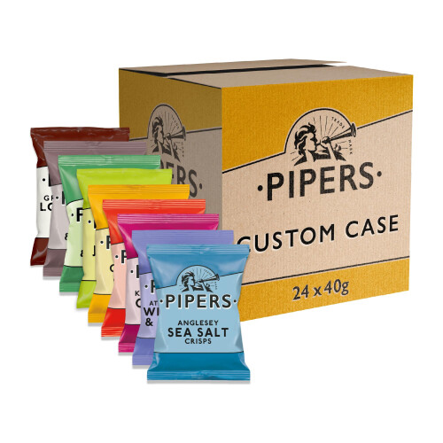 Pipers Crisps Custom 24x40g Pack Selection Choose Any 3 Flavours