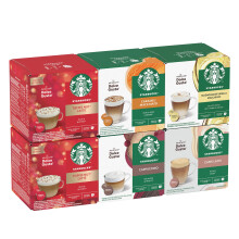 Starbucks Seasonal White Coffee Cup Variety Pack by Nescaf Dolce Gusto