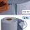 Kapco 12 Value Blue Centrefeed Rolls 2ply Embossed Paper Tissue Roll 3