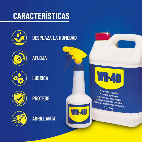 Wd40 Multi Use Bulk Lubricant 5L with Spray Applicator Multipurpose 2