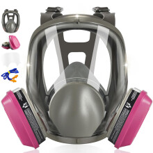 Zxich Full Face Respirator Mask 6800 Gas with Filters Dust Anti Fog