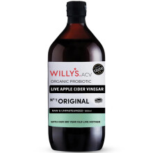 Willys Apple Cider Vinegar with Live Mother - Probiotics for Detox Gut