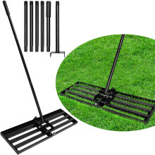 Incikiti Lawn Levelling Rake 76x25cm Leveling Heavy Duty Leveller with