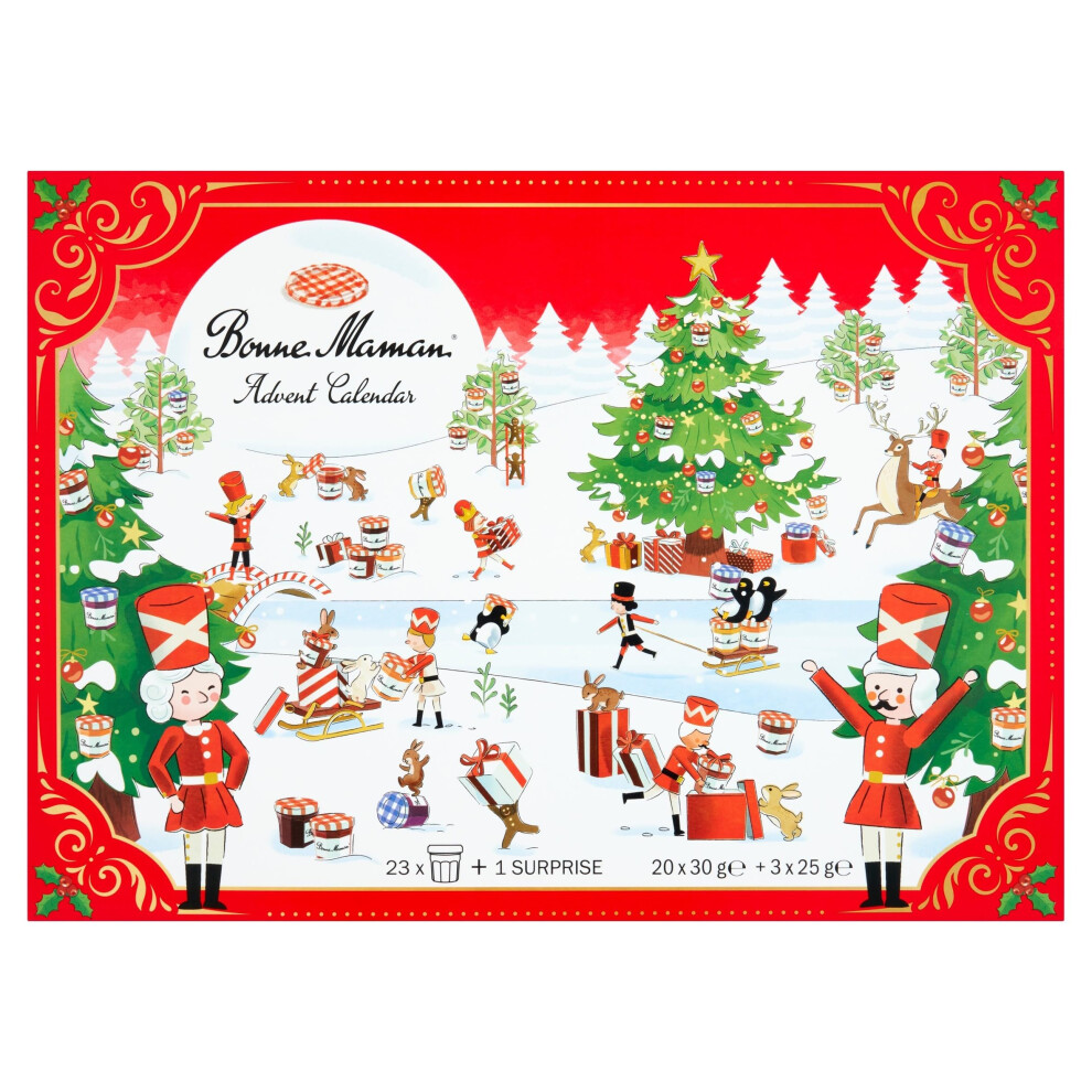 Bonne Maman Limited Edition Spreads Advent Calendar Exclusive Flavours