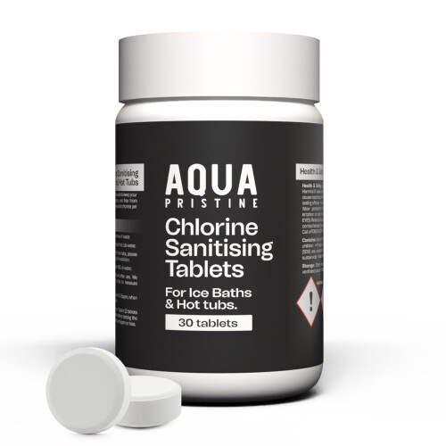 Aqua Pristine Chlorine Tablets for Ice Bath Tub Cleaner Fast
