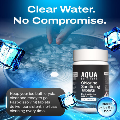 Aqua Pristine Chlorine Tablets for Ice Bath Tub Cleaner Fast 2