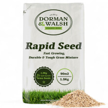 Rapid Seed 1.5kg Quick Growing Grass Hardwearing and Durable Covering