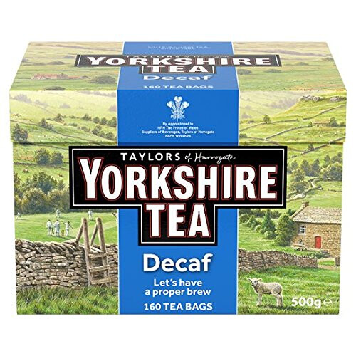 Yorkshire Tea Yorkshire Decaffeinated Teabags 160S 500g