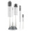Mrsiga Bottle Brush Cleaning Set with Storage Holder 5 Pack Straw 1