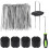 Sliva 80 Weed Control Membrane Pegs Washers Pick Hook 6 150mm Mat 1
