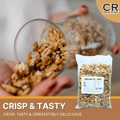 Whole Raw Walnuts Unsalted 1kg - for Plant Based Diets Healthy Snacks 2