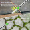 Patio Weed Remover Tool with Long Handle Scraper and Brush Set Combo 3