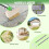 Patio Weed Remover Tool with Long Handle Scraper and Brush Set Combo 7