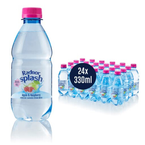 Radnor Splash Sparkling Apple and Raspberry 24x330ml Sugar Free