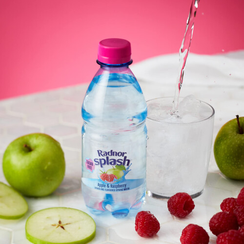 Radnor Splash Sparkling Apple and Raspberry 24x330ml Sugar Free 2