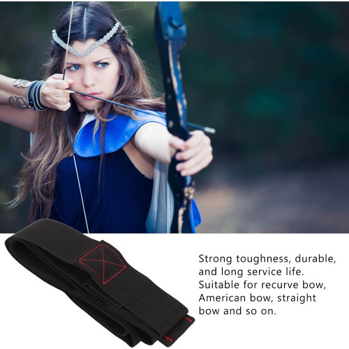 Recurve Bow Stringer Tool for Archery, Adjustable Bowstring Installation Accessory, Compatible with All Recurve Bows 2