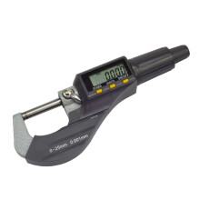 Outside Micrometer 0.001mm Digital Caliper Gauge 0-25mm Carbide Tip Precision Measuring Tool