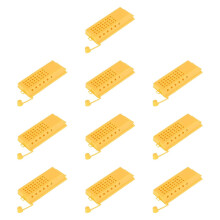 Queen Bee Cages 10 Pack Transport Box Push-Pull Design Easy Use Premium Rearing Cup Beekeeping Supplies Tools