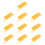 Queen Bee Cages 10 Pack Transport Box Push-Pull Design Easy Use Premium Rearing Cup Beekeeping Supplies Tools 1