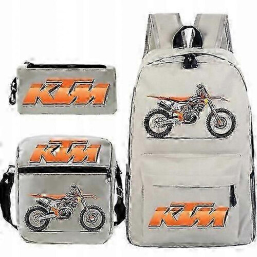 Ktm Cross School Set Backpack Bag Pencil Case jjm 2