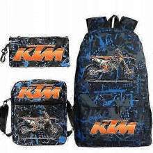 Ktm Cross School Set Backpack Bag Pencil Case jjm