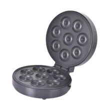 Mini Donut Maker Machine for Home, Lightweight 8 Doughnut Capacity, Non-Stick, Easy Clean, Compact Design