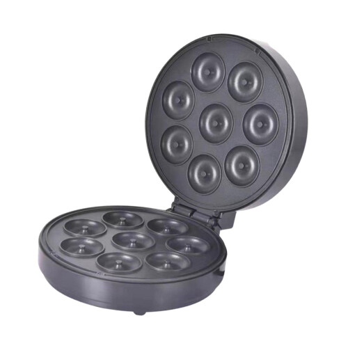 Mini Donut Maker Machine for Home, Lightweight 8 Doughnut Capacity, Non-Stick, Easy Clean, Compact Design