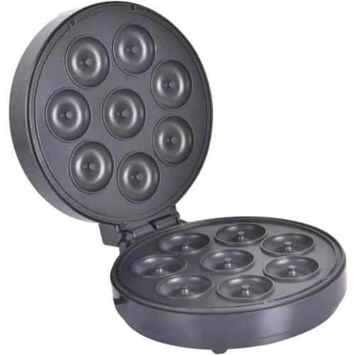 Mini Donut Maker Machine for Home, Lightweight 8 Doughnut Capacity, Non-Stick, Easy Clean, Compact Design 2