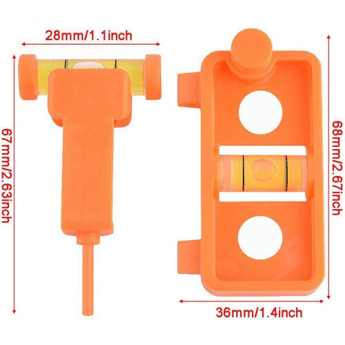 Archery Spirit Level Bow String Level Kit for Compound Bows - Red Archery Balancer and Tuning Accessory 1