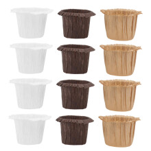 Hat Shaped Muffin Cups 90pcs Mixed Color Paper Dessert Cup Liners Baking Oil Cupcake Cases Quality Paper for Parties