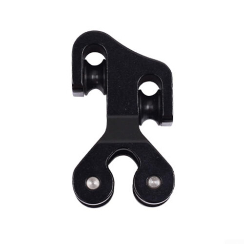 Compound Bow Cable Slide - Aluminum Archery String Separator Glide Roller, Black Cable Splitter for Compound Bows