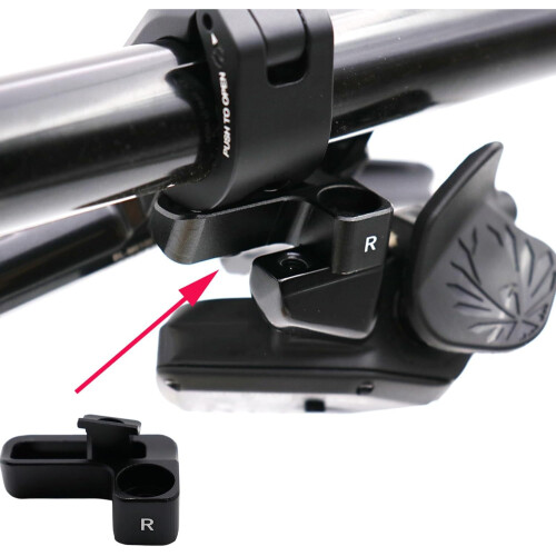 Bicycle Shift Adapter Right Left Brake Shifter Aluminum Alloy Front Shift Clamp Compatible with Standard Frames 1