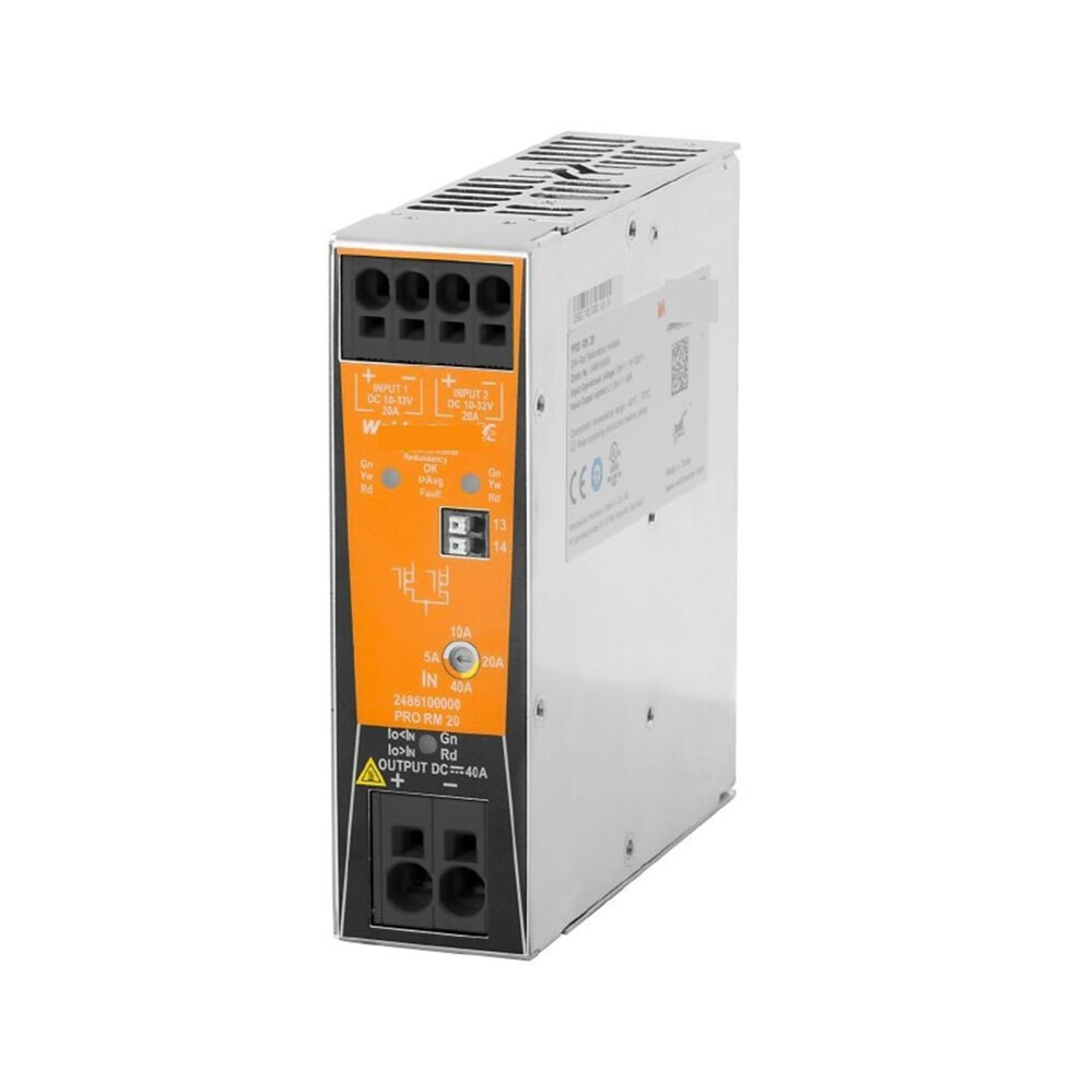 24Vdc Power Supply Redundancy Module Pro Rm 20 2486100000 For Industrial Applications And High Reliability Systems 6447073393938